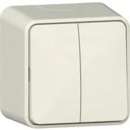 Aanbieding Gira 310512 Wipschakelaar 10AX 250V met interne montageplaat Serieschakelaar Crème wit
