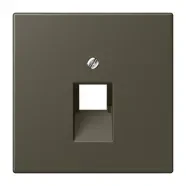 Superprijs Jung LC 969-1 UA 241 Afdekking voor IAE/UAE-aansluitdozen 1 x 8-pole LS 990 ombre naturelle 31 (32140)