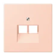 Weekendaanbieding Jung LC 969-2 UA 234 Afdekking voor IAE/UAE-aansluitdozen 2 x 8-pole LS 990 terre l’ocre rouge clair (32112)