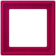 Uitverkoop Jung LC 981 230 Afdekraam 1-voudig LS 990 rouge rubia (32101)