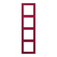 Weekendaanbieding Jung LC 984 229 Afdekraam 4-voudig LS 990 rouge carmin (32100)