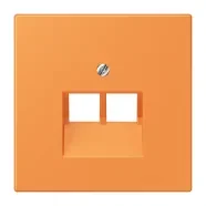 Superprijs Jung LC 969-2 UA 225 Afdekking voor IAE/UAE-aansluitdozen 2 x 8-pole LS 990 orange clair (32081)