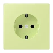 Aanbieding Jung LC 1520 222 Wandcontactdoos met randaarde 16A 250V LS 990 vert jaune clair (32053)
