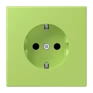 Betrouwbaar Jung LC 1520 221 Wandcontactdoos met randaarde 16A 250V LS 990 vert clair (32052)