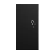 Beperkte Voorraad Busch-Jaeger 6234-21-915 Busch-balance SI Bedieningswip 2-voudig links Met symbool "dimmer" Zwart mat
