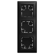 Busch-Jaeger 1713-915 Busch-balance SI Opbouwbehuizing Hoog 3-voudig Zwart mat Koop Online