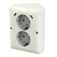 Superprijs Busch-Jaeger 202EAPJB2USBC-914 Busch-balance SI Dubbele wandcontactdoos met randaarde USB Safety+ met USB C/C Hoekmontage Alpinwit
