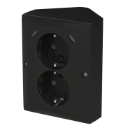 Weekendaanbieding Busch-Jaeger 202EAPJB2USBC-915 Busch-balance SI Dubbele wandcontactdoos met randaarde USB Safety+ met USB C/C Hoekmontage Zwart mat