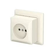 Busch-Jaeger 20 APBJ-522-503 Busch-balance AP Wandcontactdoos Safety+ 2-polig Crème wit (zonder randaarde) Lage Kosten