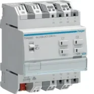 Betaalbaar Hager TXA604D KNX schakel-/jaloezie-actor 4-voudig, 16 A capacitief