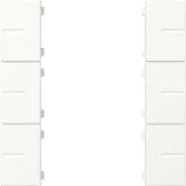 Uitverkoop Gira 501927 Wippenset 3-voudig voor tastsensor 4.55 Plus Zuiver wit mat
