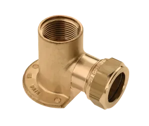 Beperkt Aanbod BONFIX Knel messing muurplaat 1/2″ bi.dr. x 12 mm