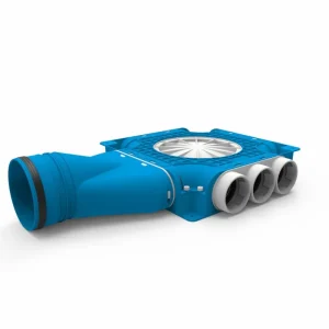 Vent-Axia Uniflexplus ventilatie samengestelde verdeler 9x Ø69mm met horizontale tuit Ø125mm Veilige Betaling