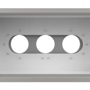 Op = Op Vent-Axia Uniflexplus wandcollector achteraansluiting 3x Ø69 mm