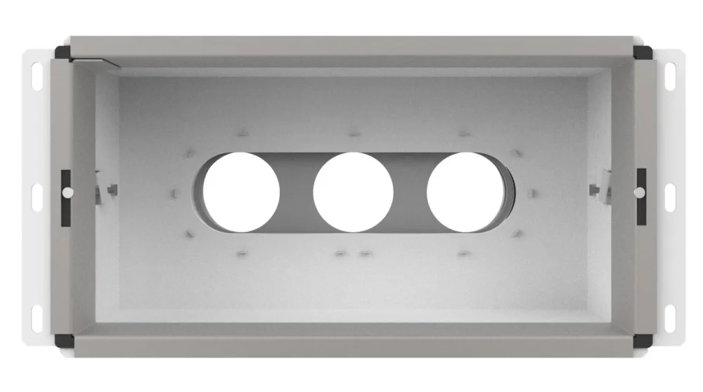 Op = Op Vent-Axia Uniflexplus wandcollector achteraansluiting 3x Ø69 mm