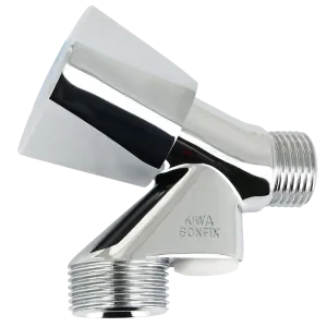 BONFIX Beluchterkraan met chromen knop Op = Op