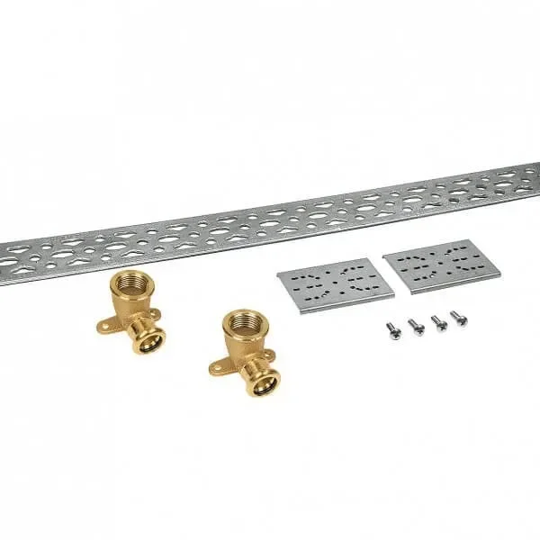 Populair BONFIX M-press roodkoper water wandmontageset 1/2” x 15 mm