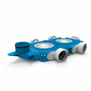 Vent-Axia Uniflexplus ventilatie samengestelde verdeler 5x Ø90mm met verticale tuit Ø125mm Koop Online