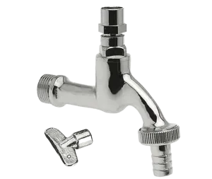 BONFIX Tapkraan gep. chr. 1/2″ bu. incl. slangkop + sleutel Direct Beschikbaar