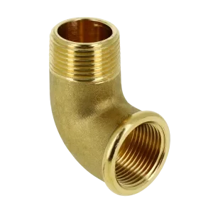 Voordeelprijs BONFIX Draad messing kniekopp. 1″ bi.dr. x 1″ bu.dr. conisch