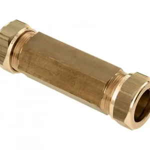 Bonfix messing reparatiekoppeling 2x knel 22 mm Premium