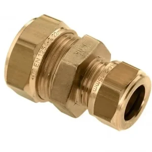 Beperkt Aanbod Bonfix messing verloopkoppeling 2x knel 15 x 12 mm