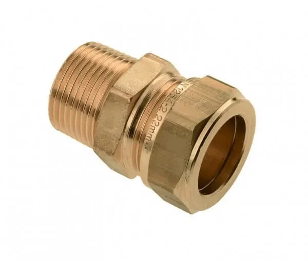 Bonfix messing draadkoppeling, knel x buitendraad 15 x 1/2 inch Koop Vandaag