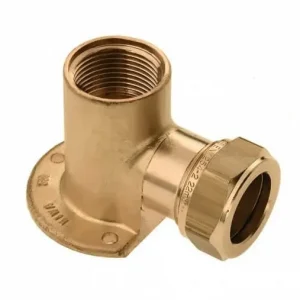 Gratis Retour Bonfix messing muurplaat knel x binnendraad 15 x 1/2 inch