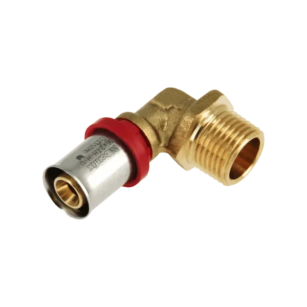 Gecertificeerd BONFIX Alu-pers 2001005 Knie 1/2″ buitendraad x 16 mm