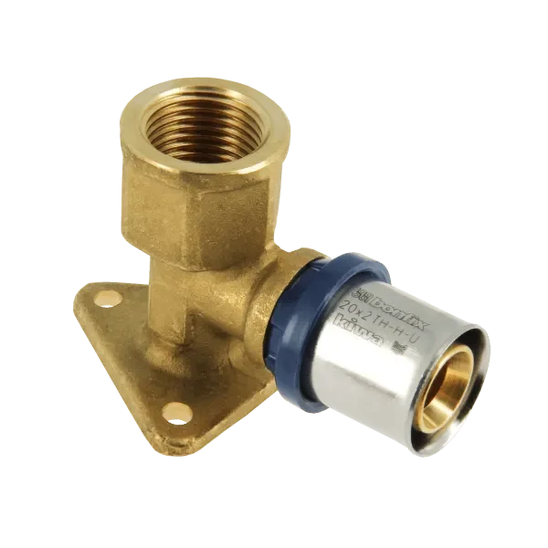 Hete Deal BONFIX Alu-pers 2001215 Muurplaat ½” binnendraad x 20 mm