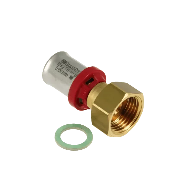Superprijs BONFIX Alu-pers 2-delige Koppeling met losse moer ½” x 16 mm