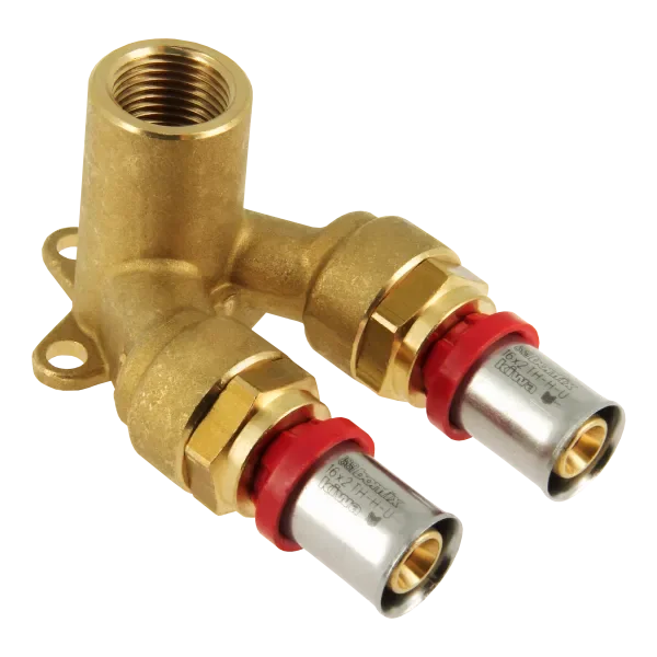 BONFIX Alu-pers 2001405 Muurplaat dubbel 16 x ½” bi x 16 mm Snelle Levering