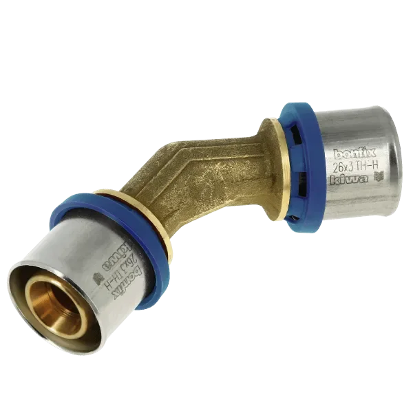 BONFIX Alu-pers bocht 45° 26 x 26 Must-Have