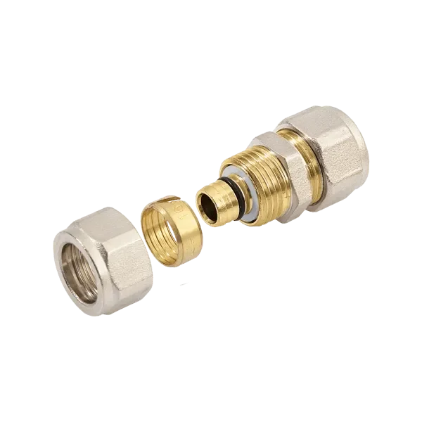 Beperkt Aanbod BONFIX Alu-knel Rechte Verloop koppeling 20 x 16 mm