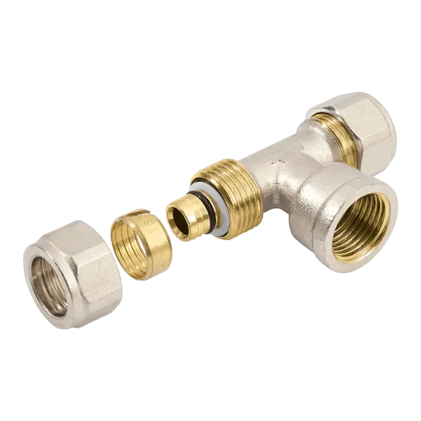 BONFIX Alu-knel T-stuk 16 x 1/2″ binnendraad x 16 mm Nieuw