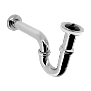BONFIX Messing verchroomde wastafelsifon met plug 5/4 x 32mm Flitsaanbieding