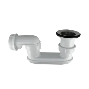 Aanbieding BONFIX Douchebaksifon met RVS flens, plugbout en waterslot