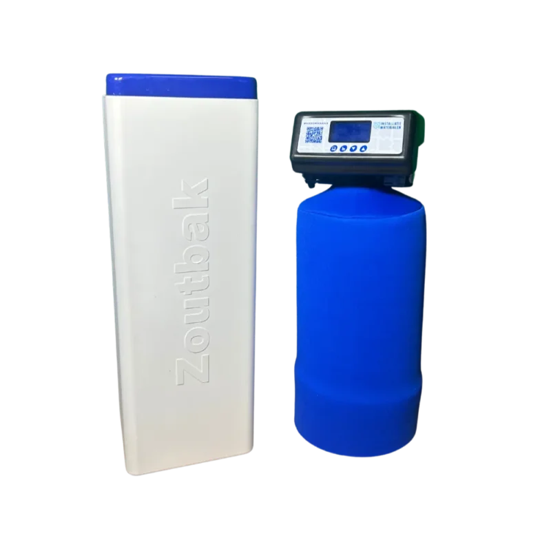 123InstallatieMaterialen – Duowaterontharder 10 liter inclusief zoutbak 60 en isolatiehoes Betrouwbaar