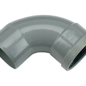 PVC Manchet Bocht 90° grijs 110 SN8 M/M Laatste Kans