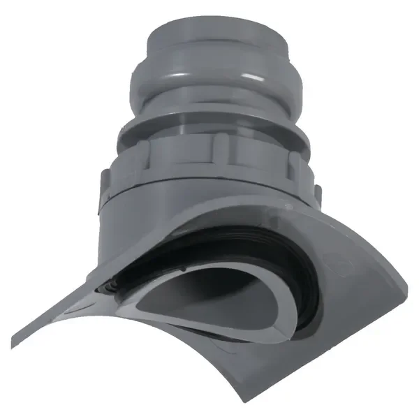 PVC Klemaanboorzadel 110X50, Gat 57mm Gecertificeerd