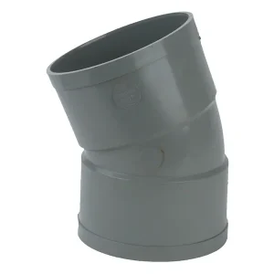 PVC Lijm Bocht 22° grijs 75 M/M Beperkte Voorraad