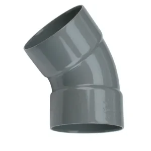 PVC Lijm Bocht 45° grijs 32 M/M Gereduceerde Prijs