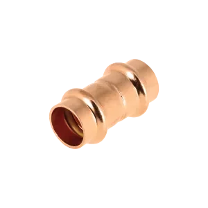 Gecertificeerd BONFIX V-press aquagas rechte koppeling 15 x 15 mm