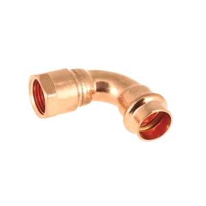 BONFIX V-press aquagas bocht 90° 1/2″ bi.dr. x 15 mm Beperkte Voorraad