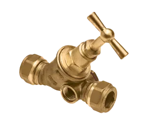 BONFIX Stopkraan 12 x 12 mm knel met aftap Superprijs