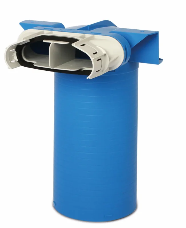 Vent-Axia Uniflexplus ventielcollector vlak 132×52 Ø125 H=250 90° Goedkoop