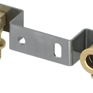 Premium TECEflex geminibeugel met muurplaten standaard messing 120 mm 16 x 1/2″ binnendraad