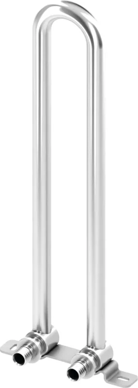 TECEflex gesloten aansluitunit voor radiatoren wandmontage koper vernikkeld 16 mm x 15 mm Cu, steekmaat 50 mm Exclusieve Aanbieding