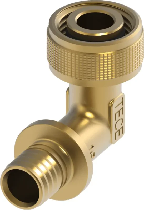 TECEflex snel adapter knie 90° silicium brons afmetin 16 mm x 1/2″ Rechtstreeks Van De Fabrikant