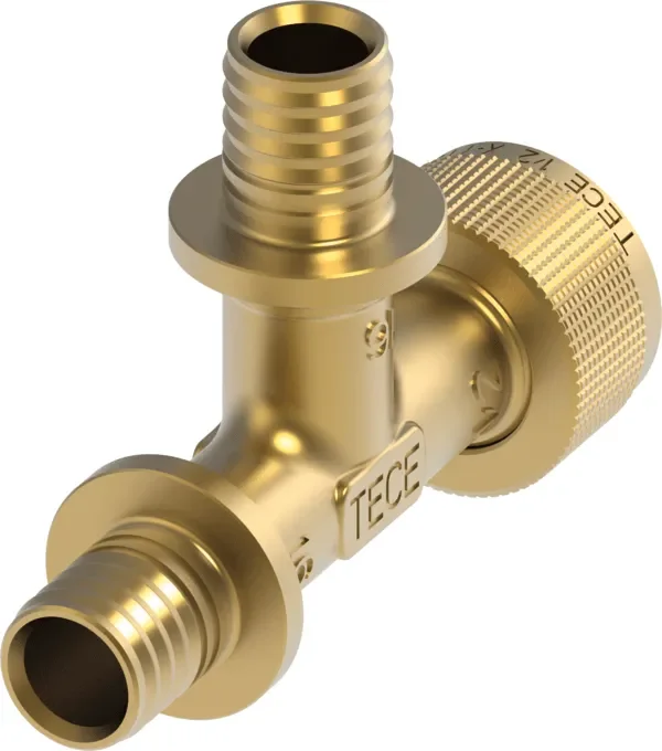Dagaanbieding TECEflex snel adapter T-stuk doorgang silicium brons 16 mm x 16 mm x 1/2″